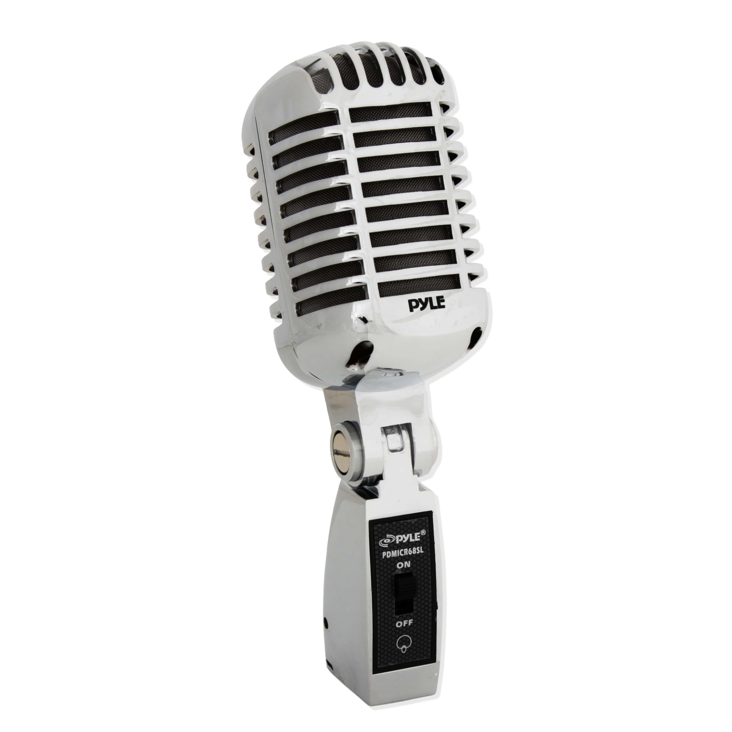 Microfone Vocal Pyle Classic Retro Dynamic Pdmicr68sl