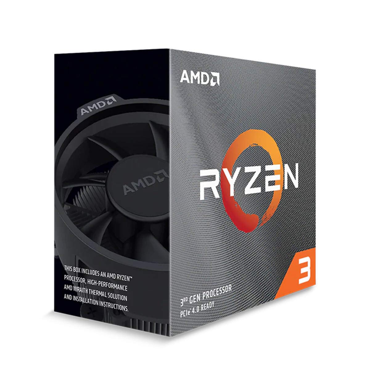 Processador Amd Ryzen 3 3100 De 4 Núcleos, 8 Threads Com Cooler Wraith