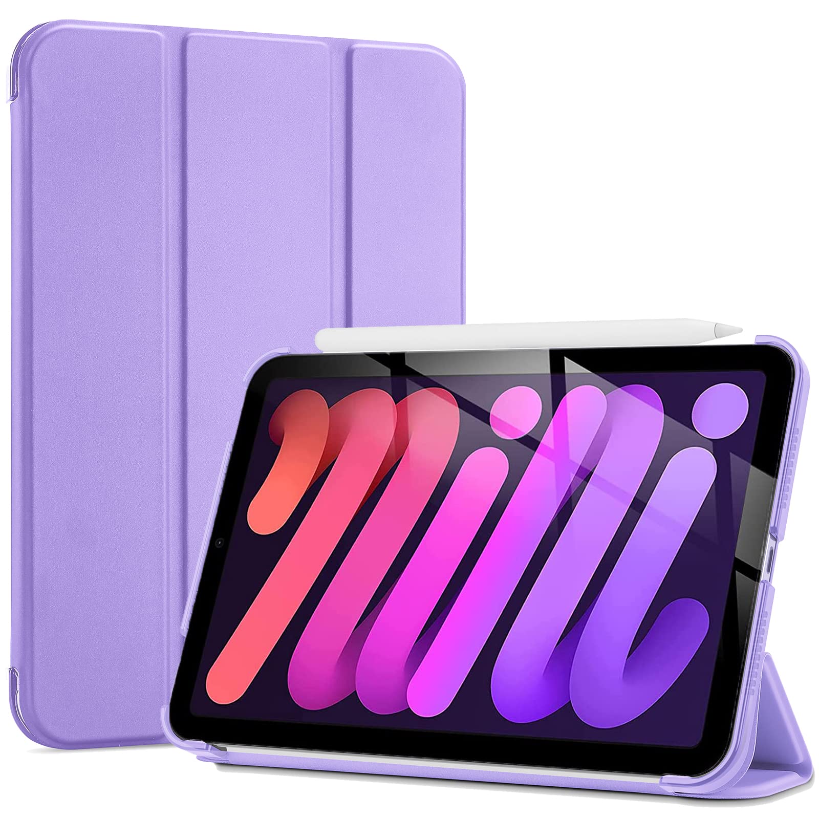 Capa Procase Smart Para Ipad Mini 7/6 Gen 8,3 Polegadas Roxa