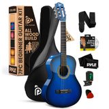 Guitarra Acústica Pyle Beginner 3/4 Junior Size 36" Ocean Blu