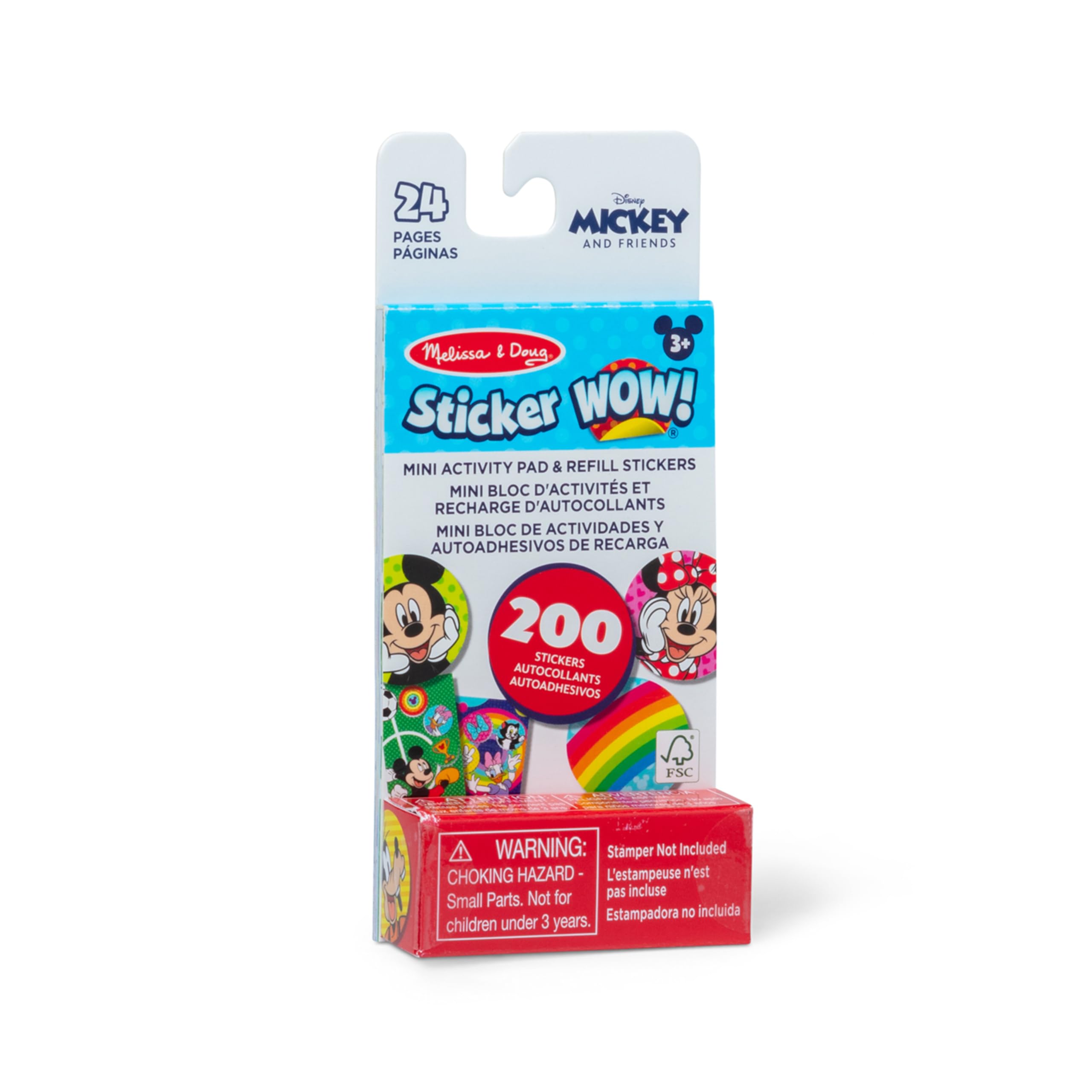 Bloco De Adesivos Melissa &amp; Doug Sticker Wow! ™ Com Mais De 200 Adesivos