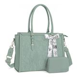 Bolsa Para Laptop Mosiso Pu Leather Tote 17-17.3" Com Acessórios