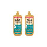 Creme Para Pentear Niely Gold 500ml Pos-quimica-kit C/2un