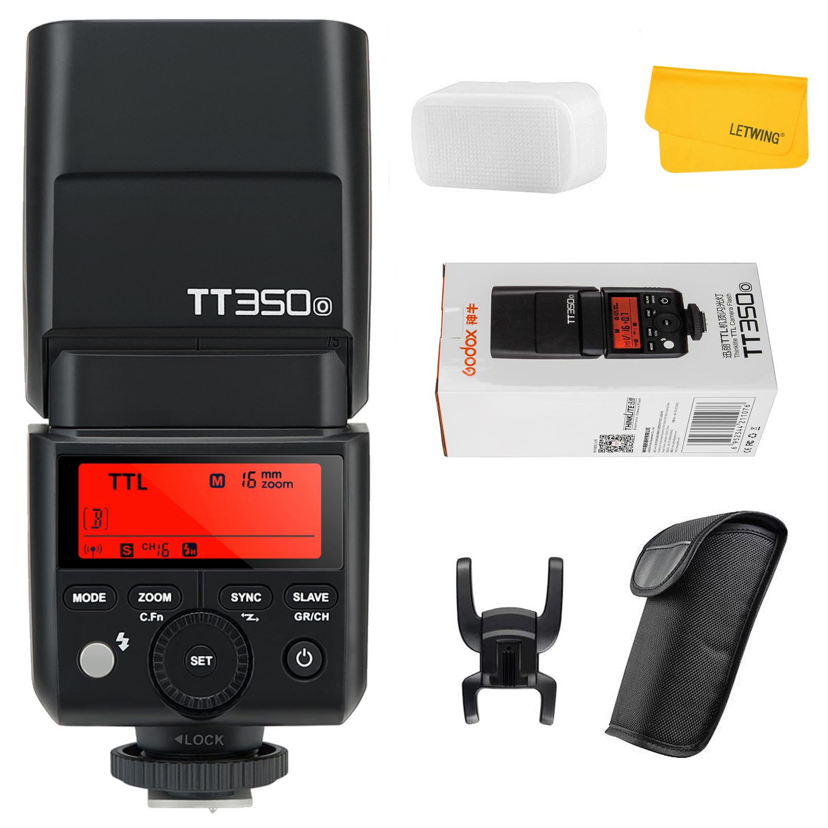 Câmera Flash Godox Tt350o Ttl 2.4g Wireless Gn36 Para Olympus Panasonic