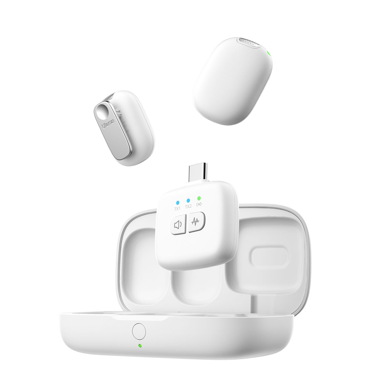 Microfone De Lapela Sem Fio Ulanzi A30 Tiny Mic Magnetic