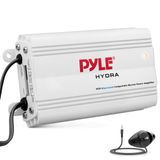 Amplificador Marítimo Pyle Plmrmb4cw 200w Rms Bluetooth De 4 Canais