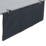Saia De Mesa Vivo Clamp-on Privacy Cable Management 48 Polegadas