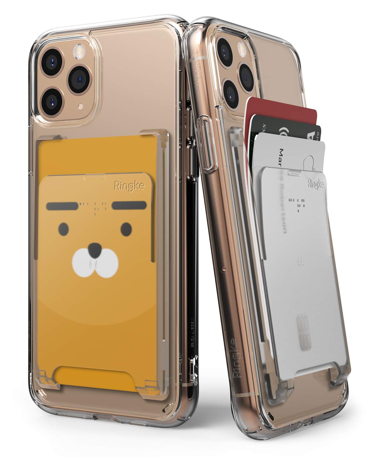 Suporte De Cartão Ringke Slot Para Capa De Telefone Clear Mist