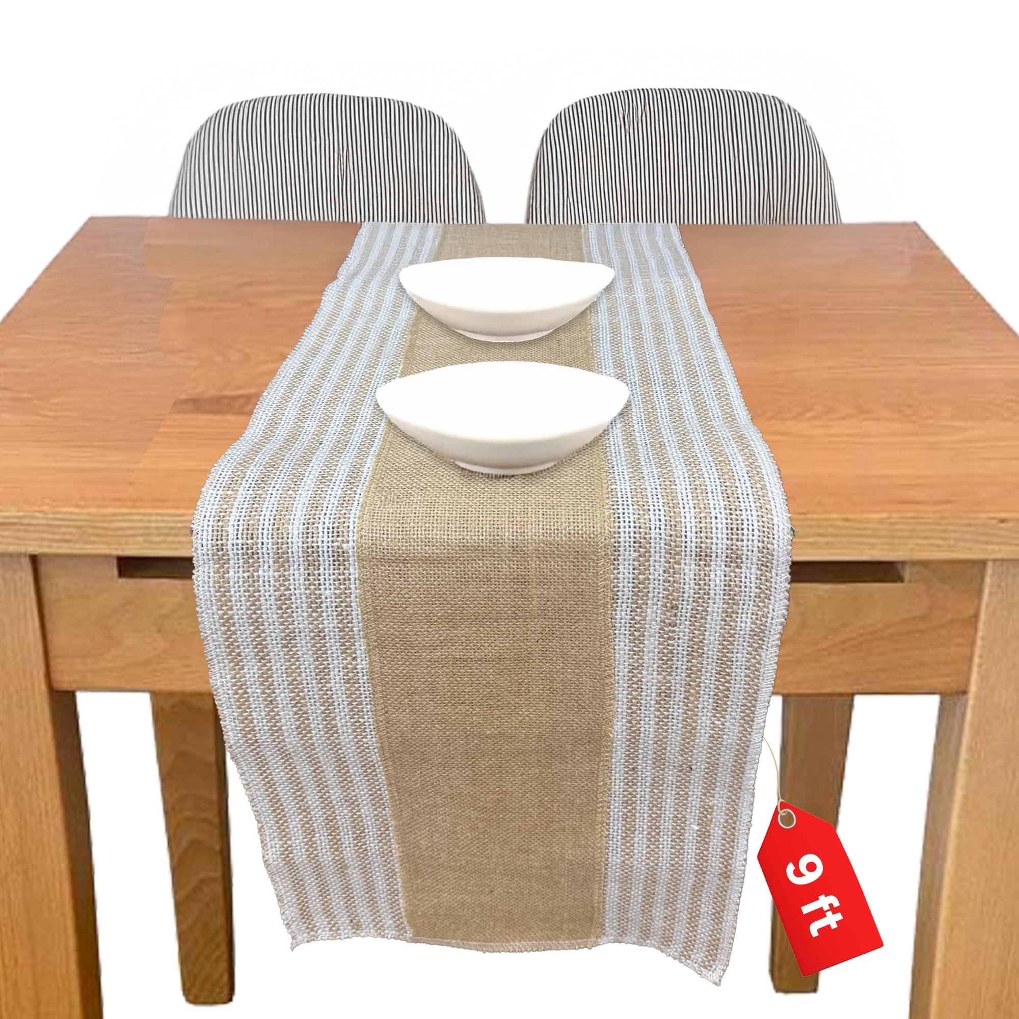 Corredor De Mesa Fibeusion, Serapilheira Natural Decorativa, 12 X 108 Cm, 6 Unidades