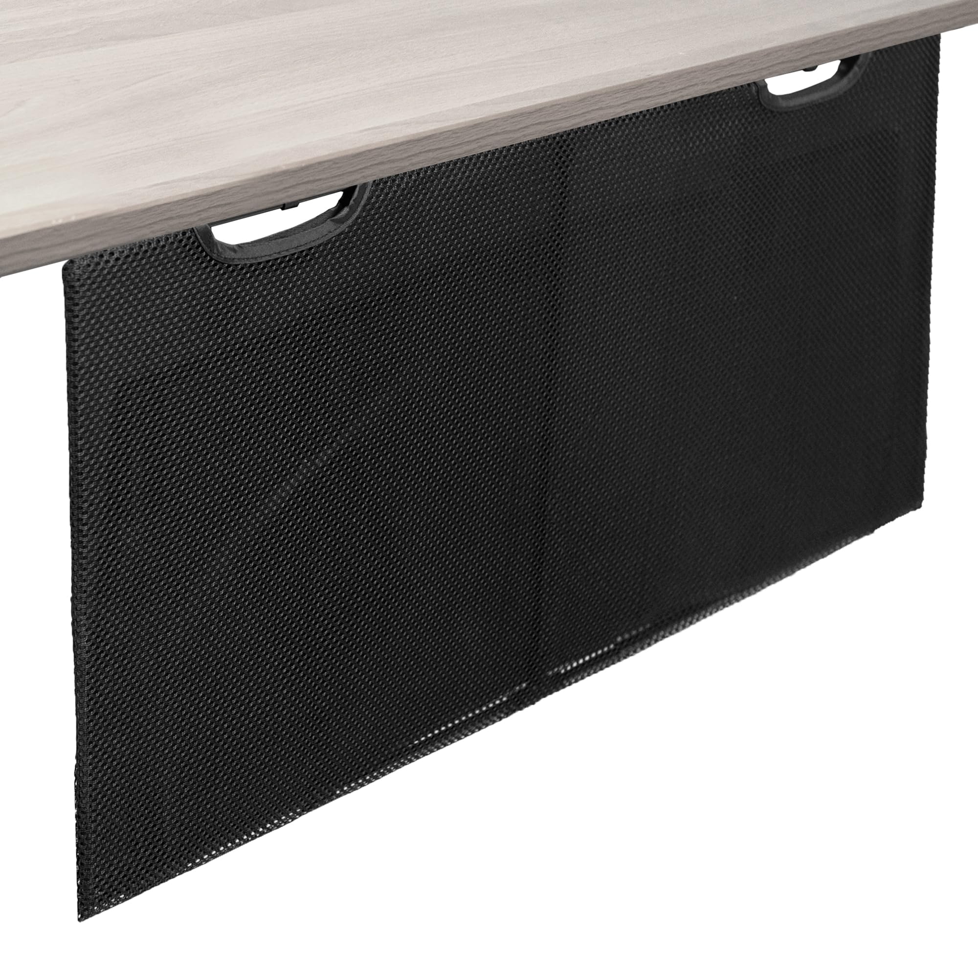 Saia De Mesa Vivo Desk-skirt-30 Preta 76x38cm Com Gerenciamento De Cabos