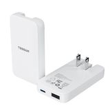 Carregador De Parede Usb C Tessan Ultra Slim, Carregamento Rápido De 65 W