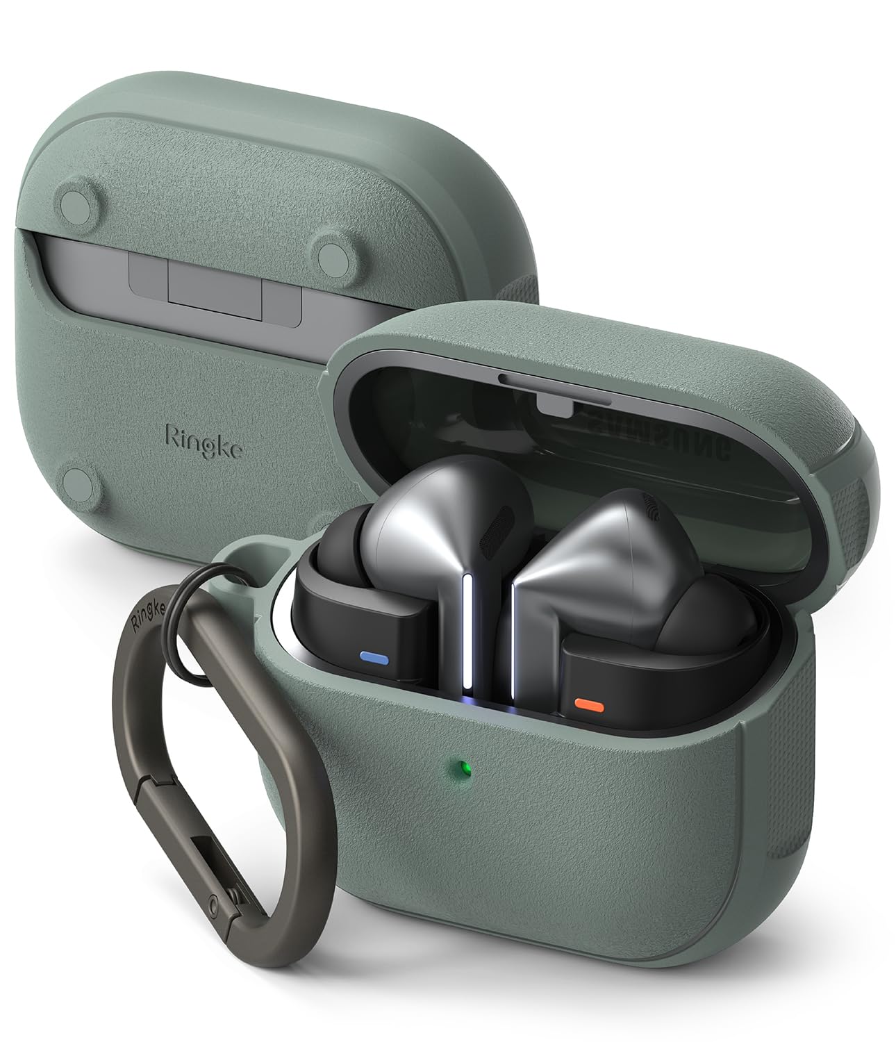 Capa Ringke Onyx Magnetic Sage Green Para Samsung Galaxy Buds 3 Pro