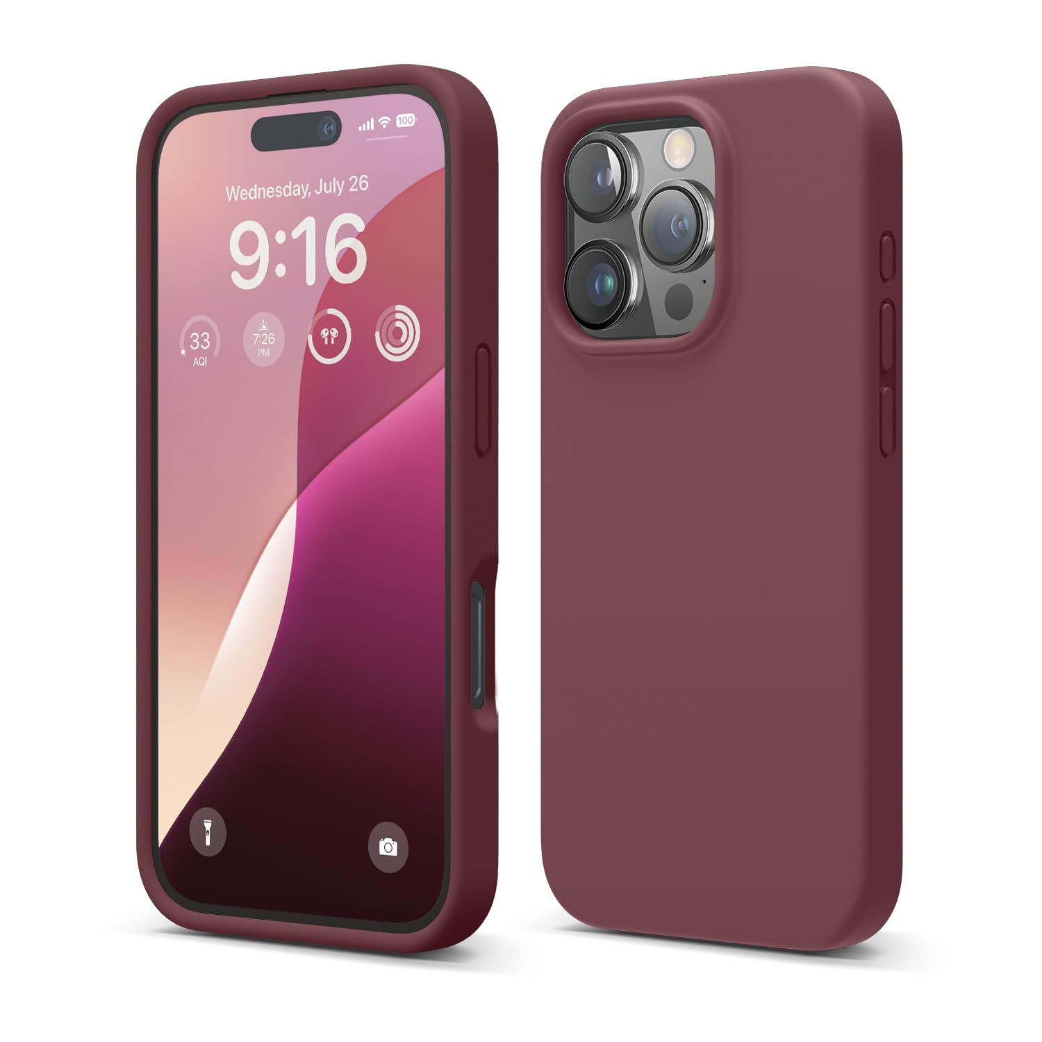 Capa Elago Compatível Com Iphone 16 Pro De Silicone Líquido De 6,3"