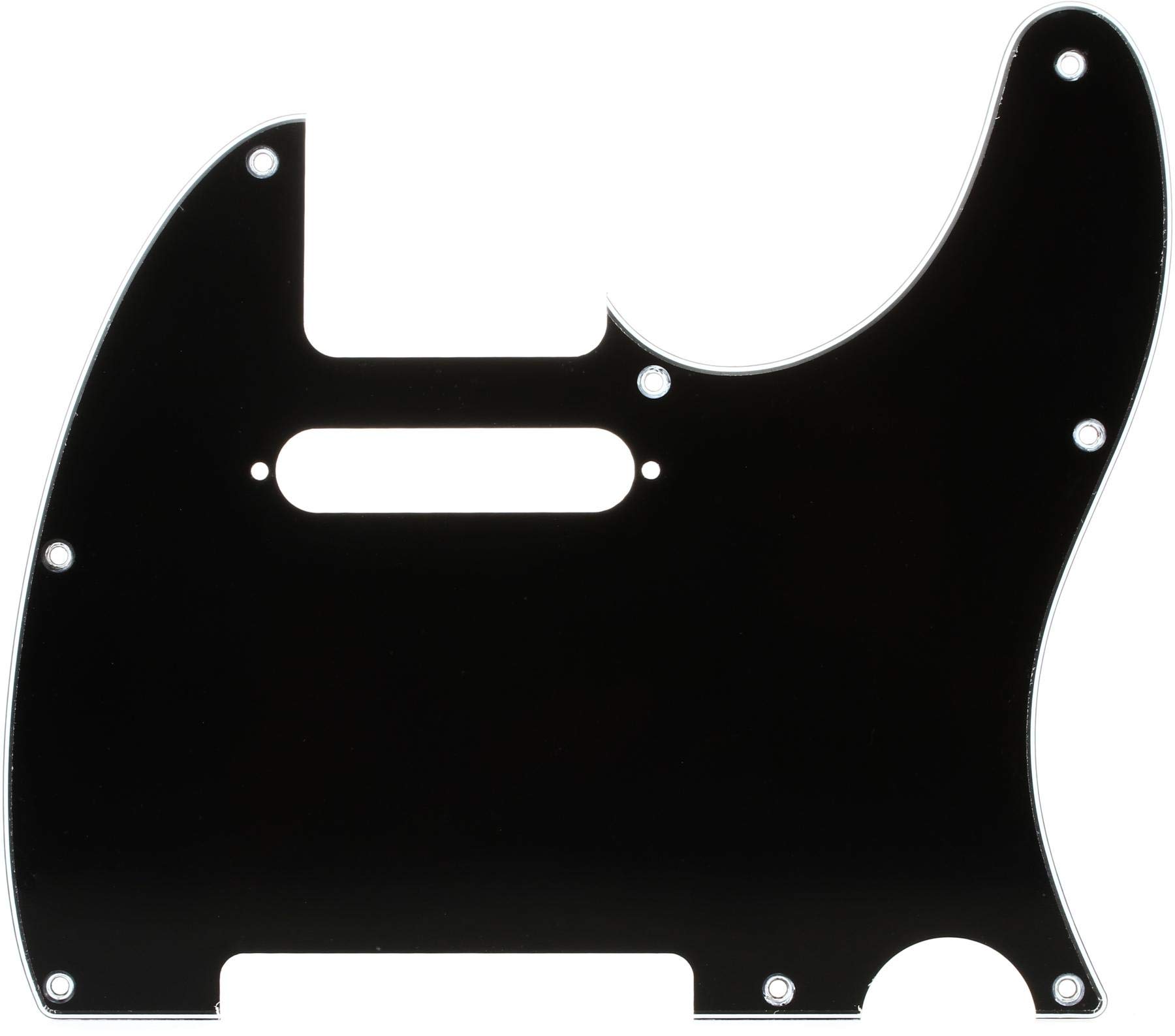 Peças E Acessórios Para Instrumentos Fender Pickguard American Standard Tele Blk (bwb)