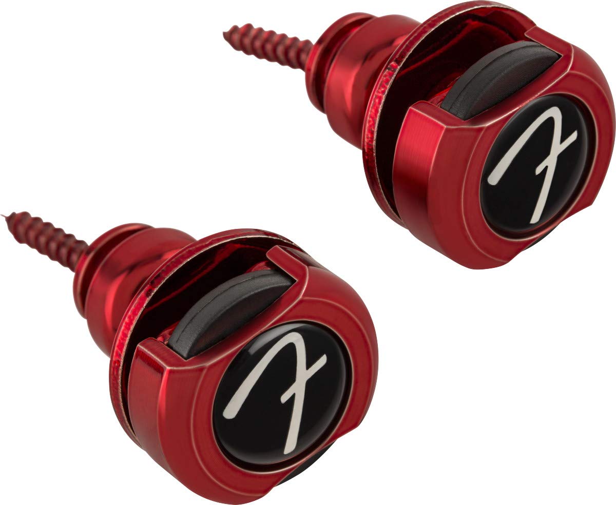 Conjunto De 2 Em Aço Vermelho Strap Locks Fender Infinity