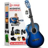 Guitarra Acústica Pyle Beginner 3/4 Junior Size Com Acessórios