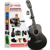 Guitarra Acústica Pyle Beginner 1/4 Junior Size Com Acessórios