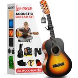 Guitarra Acústica Pyle Pgacls82cbs.x9 Beginner 39" Com Kit