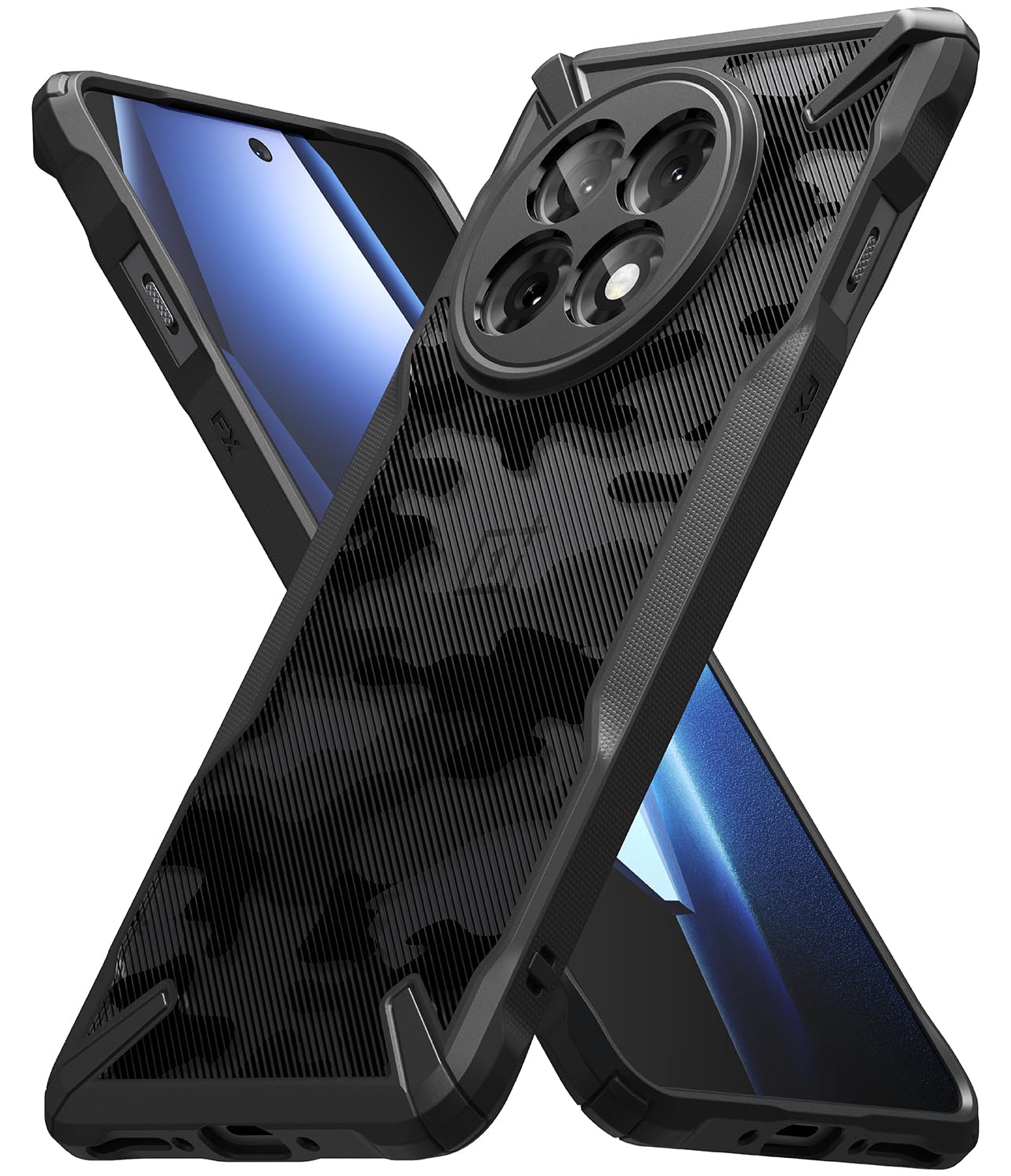 Capa Ringke Fusion-x Compatível Com Oneplus 13r - Camo Black