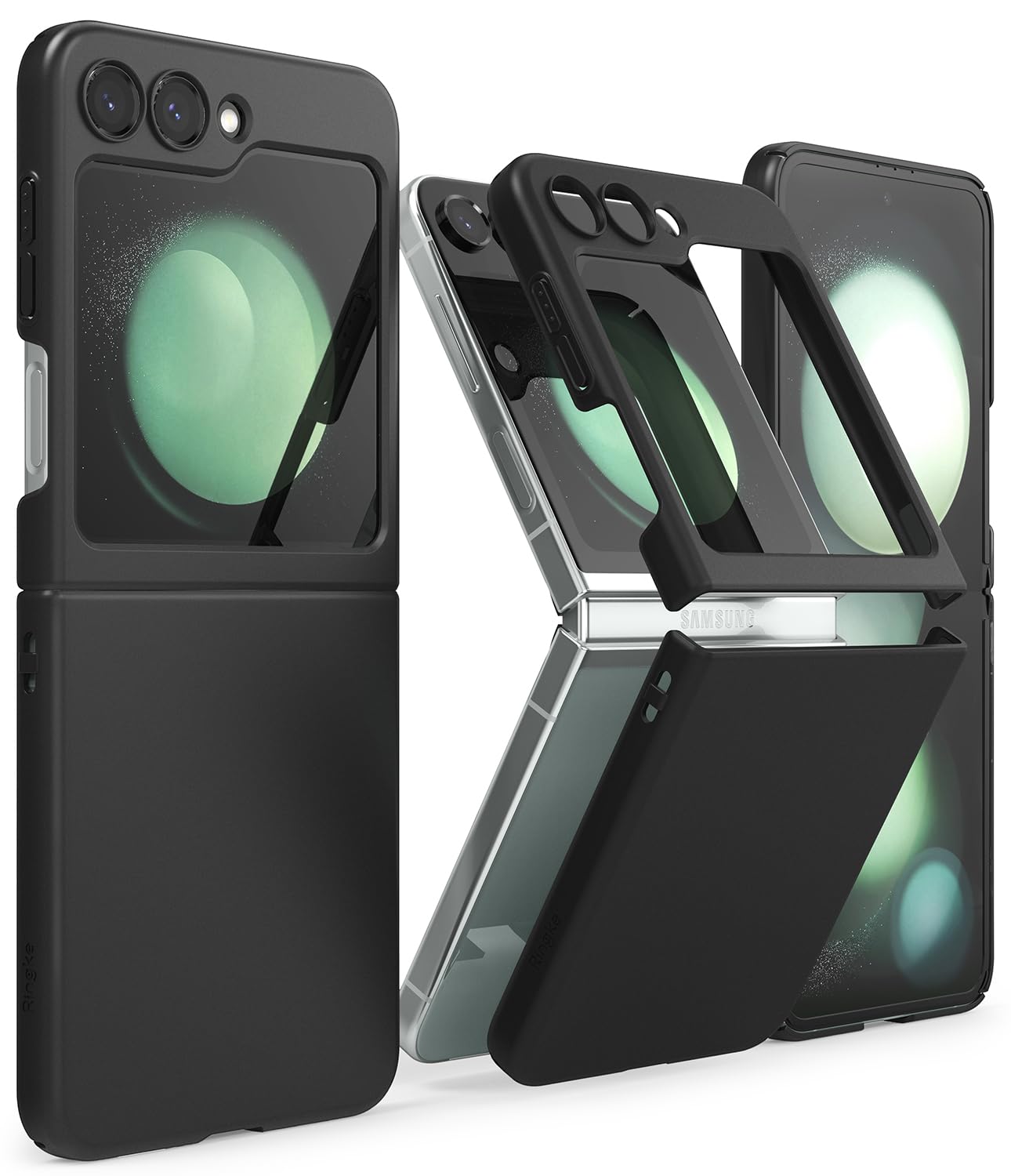 Capa Ringke Slim Compatível Com Samsung Galaxy Z Flip 5 Preta