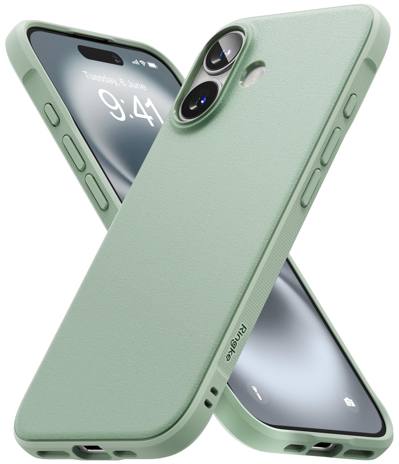 Capa Para Celular Ringke Onyx Compatível Com Iphone 16 Plus - Mint