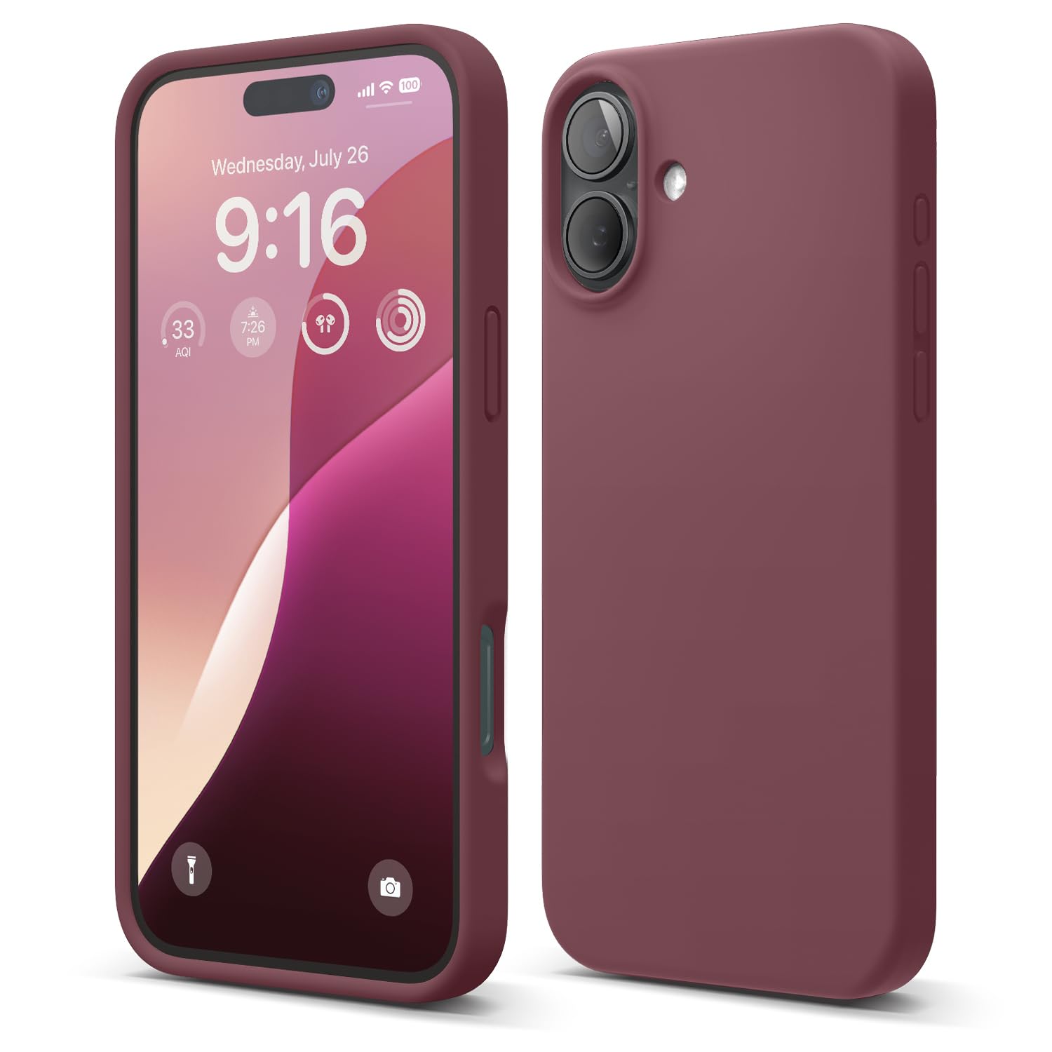 Capa De Telefone Elago Compatível Com Silicone Iphone 16 Plus