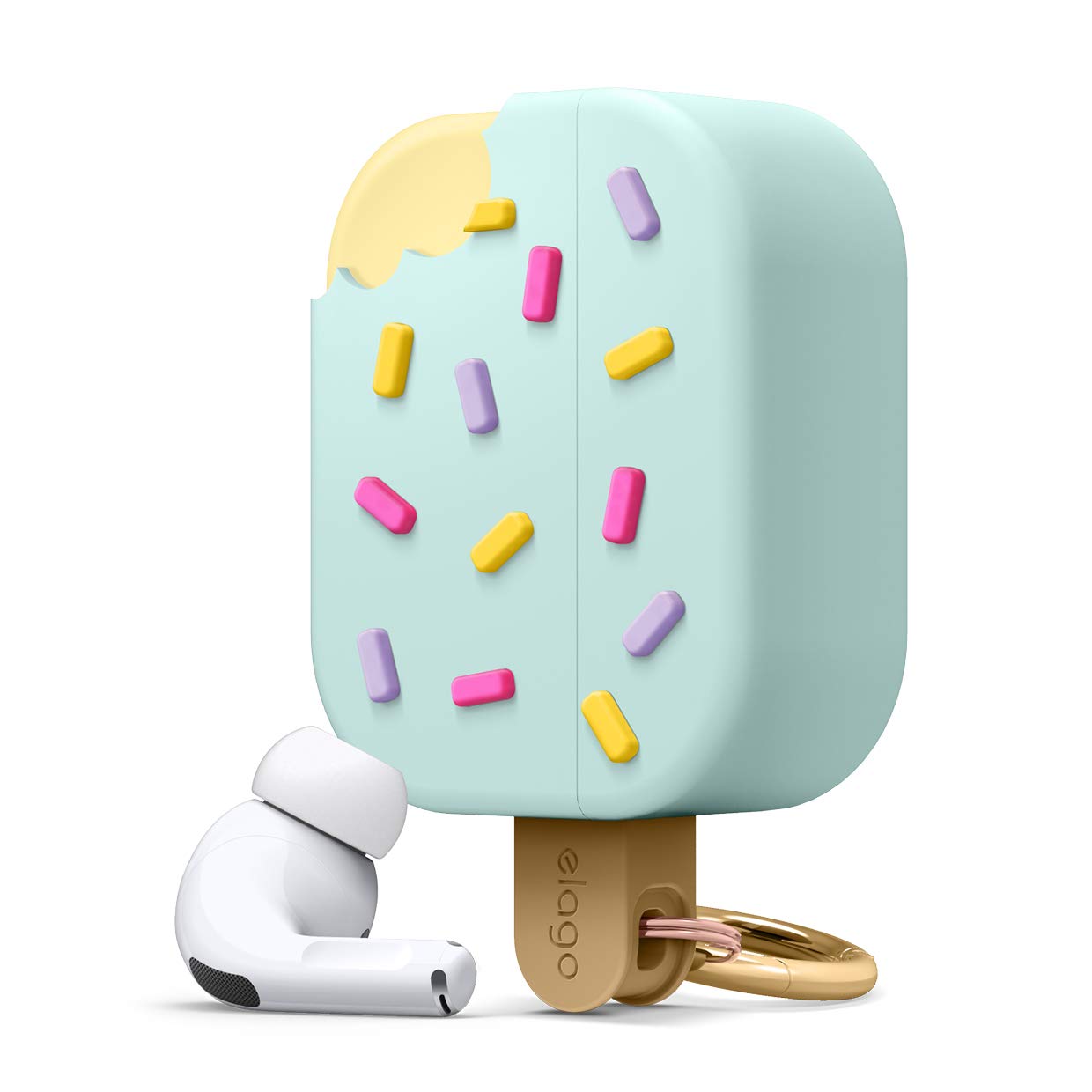 Capa Elago Ice Cream Compatível Com Airpods Pro Com Chaveiro