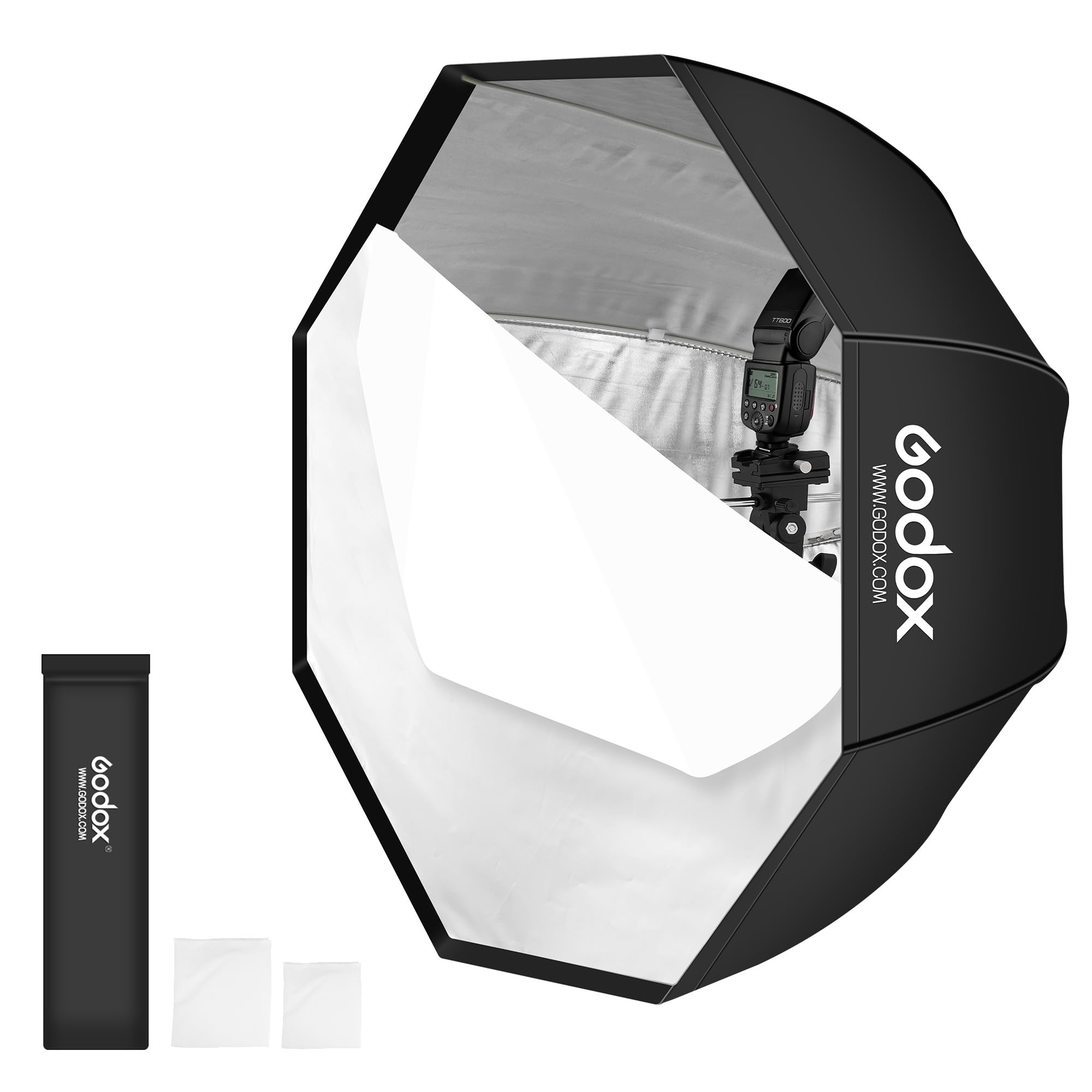 Softbox Godox Portable Octógono De 95 Cm Com Bolsa De Transporte