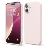 Capa De Telefone Elago Compatível Com Iphone 16 Plus Rosa Silicone