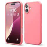 Capa De Telefone Elago Compatível Com Iphone 16 Plus Rosa Silicone