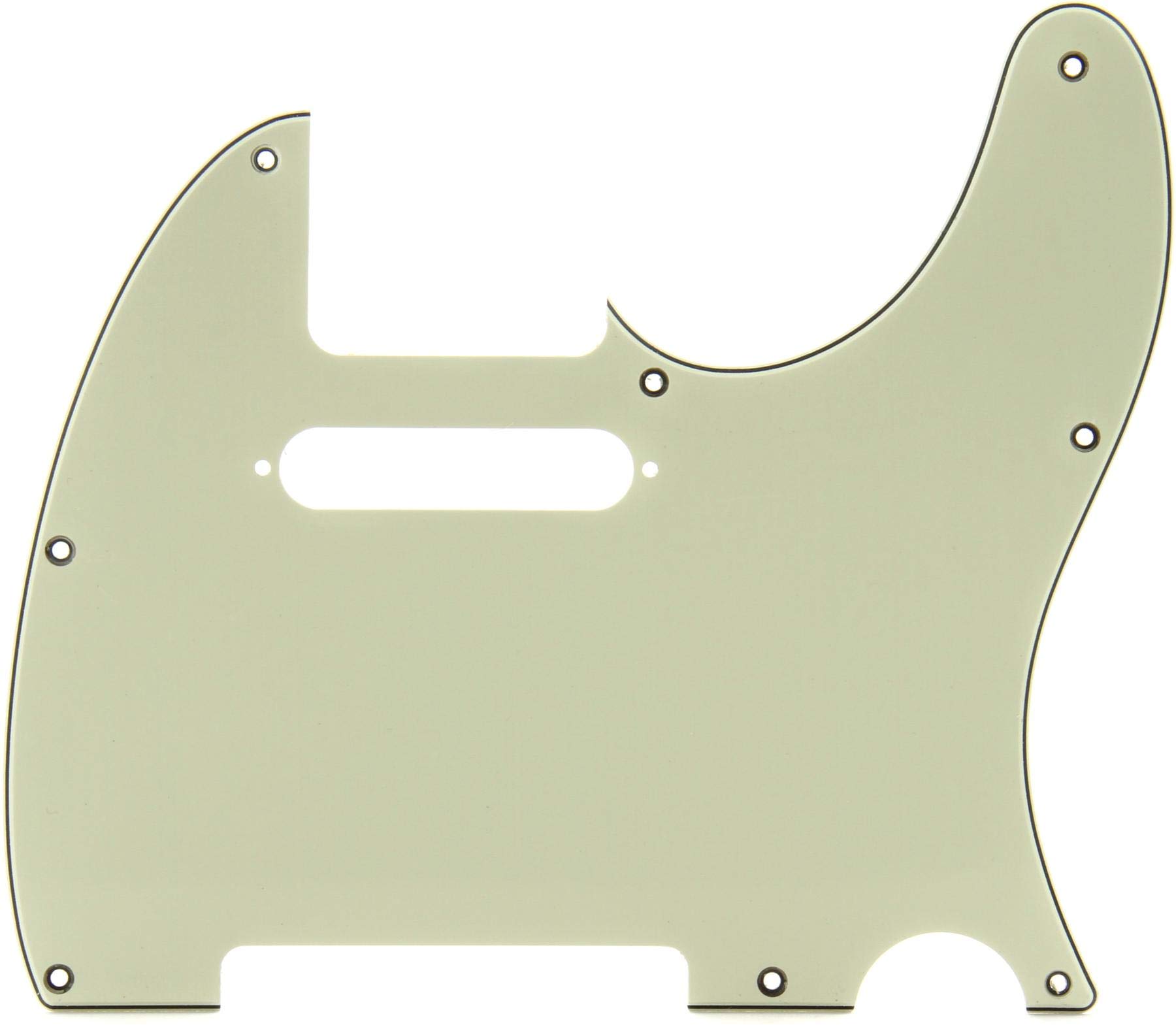 Pickguard Fender Modern Para Telecaster De 8 Furos - Verde Menta