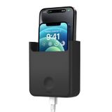 Suporte De Telefone: Suporte Para Telefone, Montagem Em Parafuso, Carregamento Com Fio, Preto