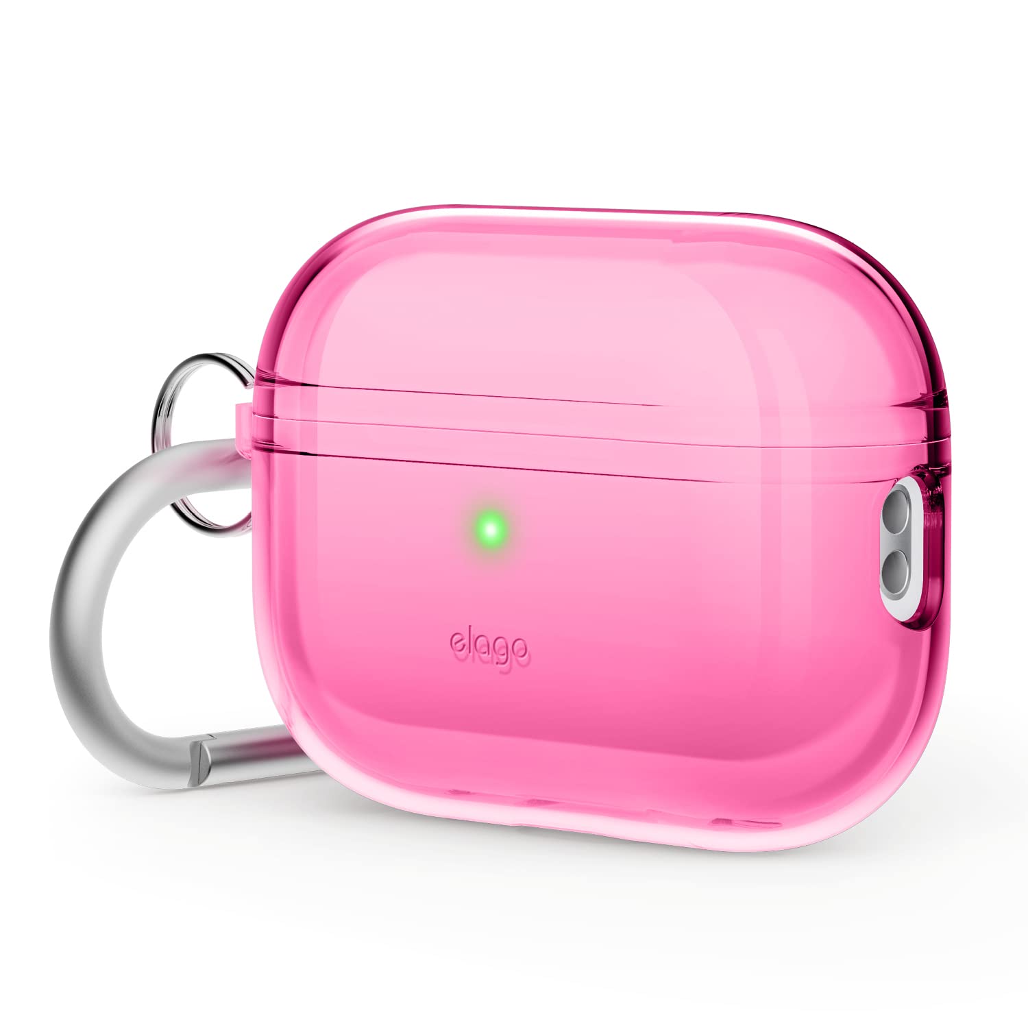 Capa Elago Compatível Com Airpods Pro De 2ª Geração Clear Neon Hotpink