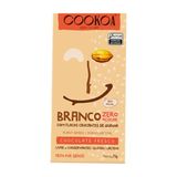 Chocolate Branco Crocante Zero Açúcar Vegano Cookoa 75g