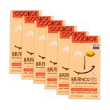 Kit 6x: Chocolate Branco Crocante Zero Açúcar Vegano Cookoa