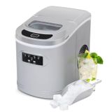 Máquina De Fazer Gelo Whynter Imc-270ms Compacta 12 Kg Prata Metálica