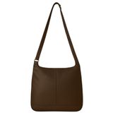 Bolsa De Couro Atual Antifurto 1012 - Café