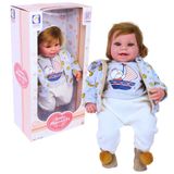 Boneca Baby Moments Reborn Menino 2845 Cotiplás