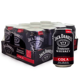 Kit 12 Jack Daniel&#39;s &amp; Cola Lata 330ml