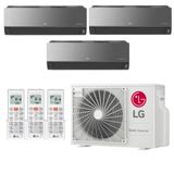 Ar Condicionado Tri Inverter Hi Wall Lg Artcool 21000 Btus (9000 Hi Wall + 9000 Hi Wall + 12000) Quente/frio Z3uw21gfb1.awgzbr1 - 220v