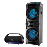 Kit Speaker Philco Extreme PBS220BT 220W + Caixa Torre Philco PCX20000 1800W