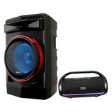 Kit Caixa Torre Philco PCX7100 750W + Speaker Philco Extreme PBS220BT 220W