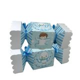 10 Caixinhas Batizado Encante Seus Convidados - Azul