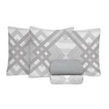 Jogo De Cama King Size 180 Fios Fiori - Levi (7525)
