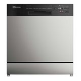 Lava-Louça Electrolux 8 Serviços Inox com Programa Lava e Seca 50 min LS08E 110V