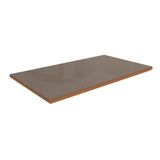 Tampo Para Mesa De Jantar Kepp Vidro Bronze E Canela 160 Cm