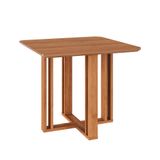 Mesa De Jantar Quadrada Com Tampo Mdf Flora Cinamomo 95 Cm