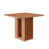 Mesa De Jantar Quadrada Com Tampo Mdf Ariela Cinamomo 95 Cm