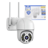Câmera Segurança Ip Externa Rotativa Wifi Prova Dágua Full Hd 1080p