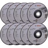 Kit Disco De Corte Deep Cut 180x1,6mm Com 10 Unidades Bosch